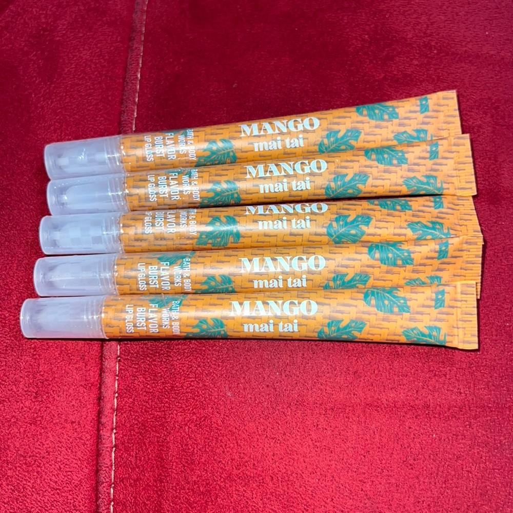 BBW 5pc  Lip Gloss Mango Mai Tai